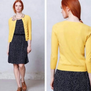 Yellow Cardigan - Sparrow Anthropology Size Small